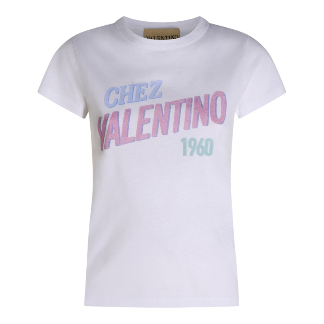 Valentino Colorful Graphic Crew Neck T-Shirt