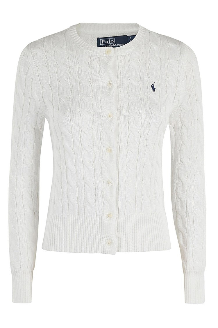 Polo Ralph Lauren Braided Cotton Knit Cardigan