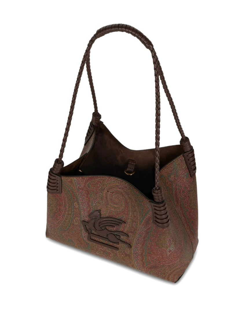 Etro Structured Handbag With Classic Paisley Pattern