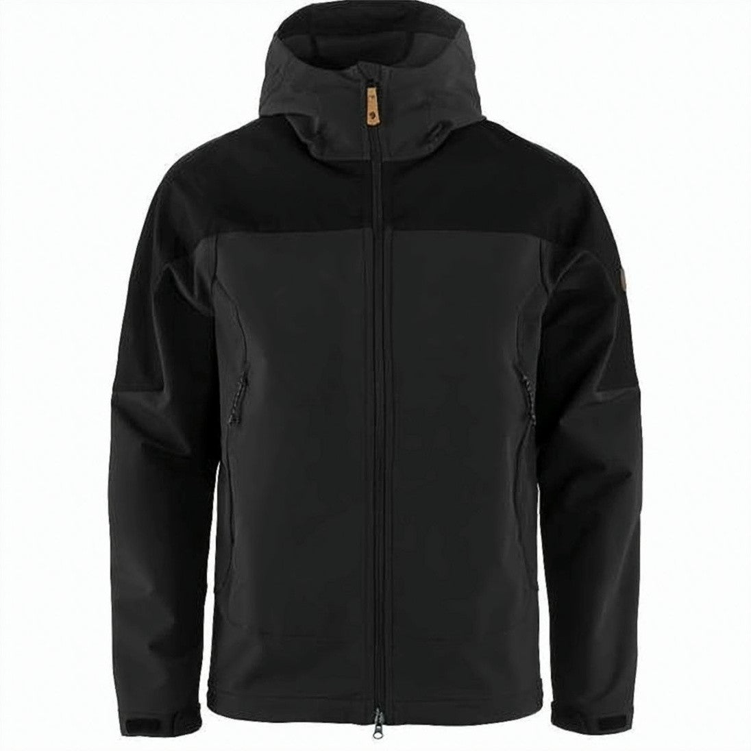 Fjallraven Kanken Black Jacket With Fitted Silhouette