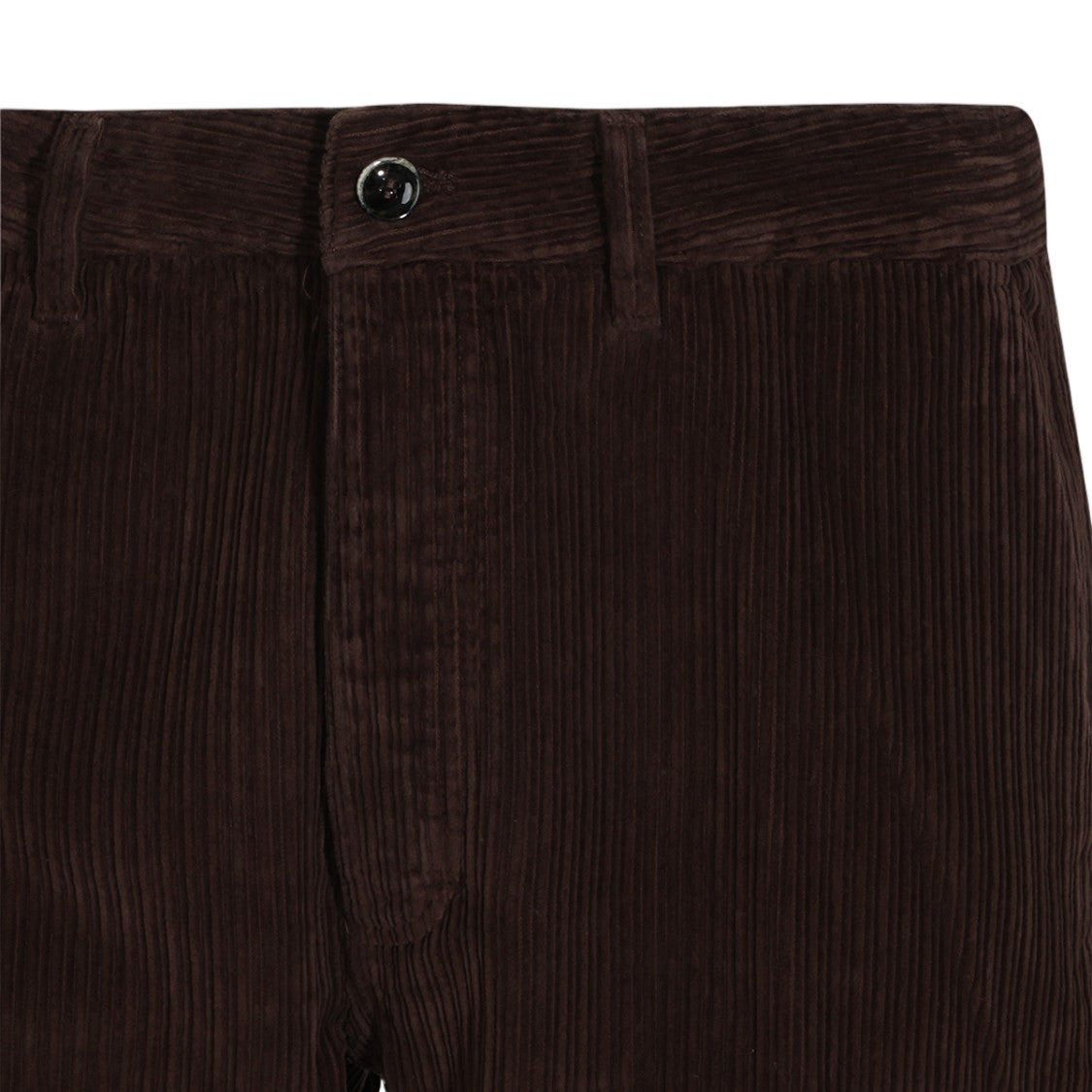 Nine In The Morning Slim Tapered Corduroy Trousers With Button Closure