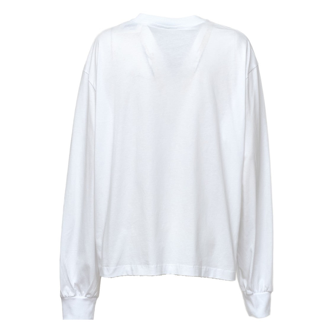 Ganni Essential Basic Logo Long-Sleeve T-Shirt