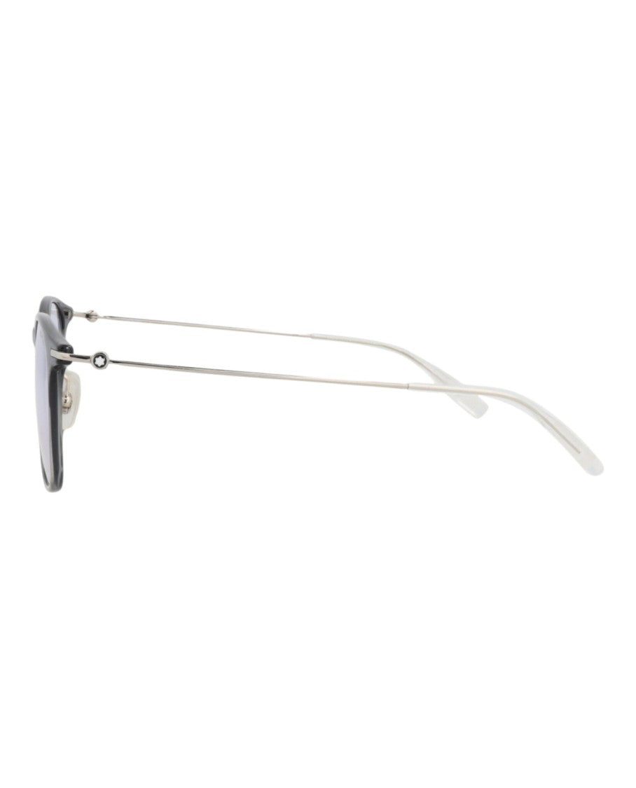 Montblanc Photochromic Round-Frame Injection Sunglasses