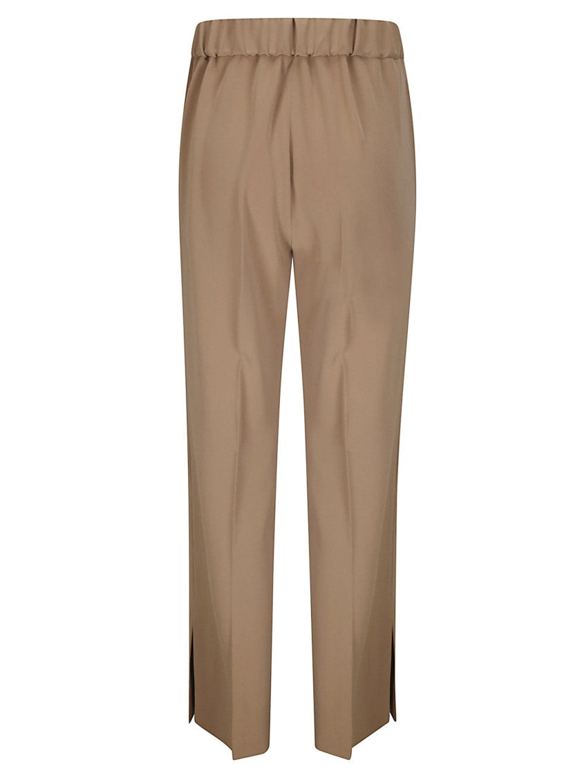 Alberto Biani Straight-Leg Trousers With Elastic Waistband