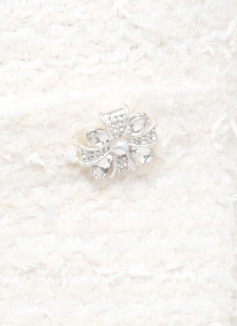 Self-Portrait Textured Knit Mini Skirt