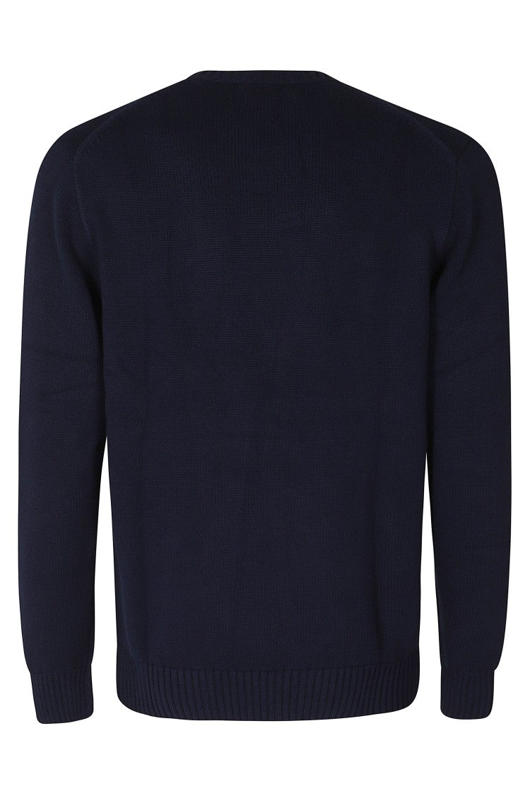 Polo Ralph Lauren Navy Long-Sleeve Cotton Pullover Sweater