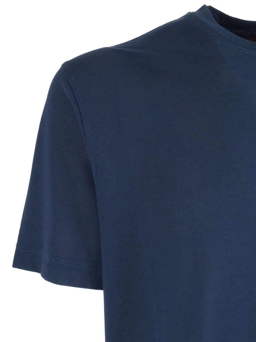 Slowear Zanone Blue T-Shirt Mc T-Shirt