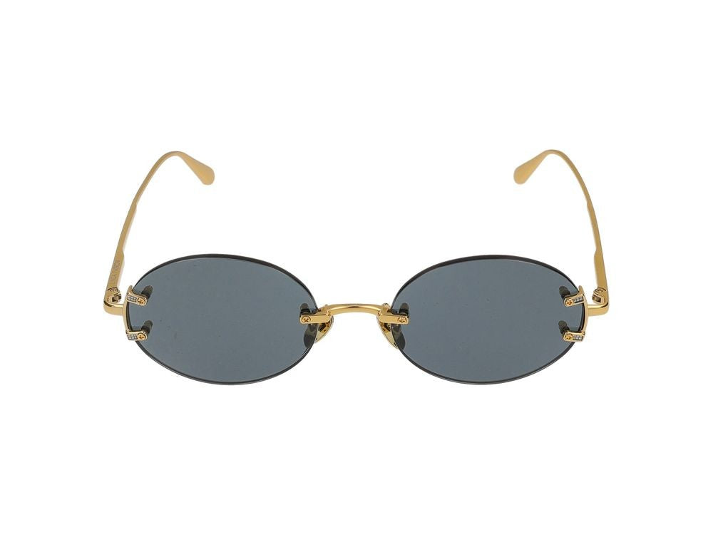 Linda Farrow Sunglasses Lfl1544 Stella C6 Yellow Gold/Light Gold 51/22/145