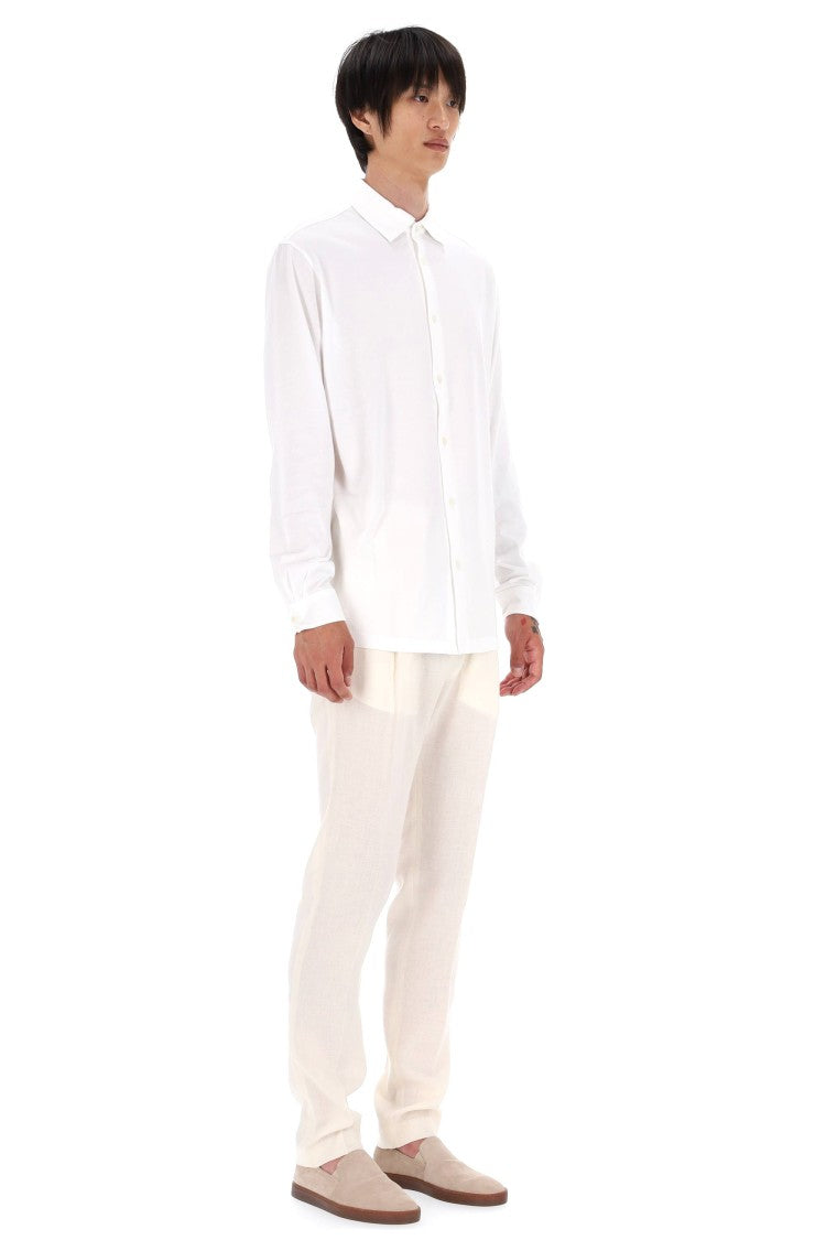 Roberto Collina Cotton Jersey Polo-Shirt