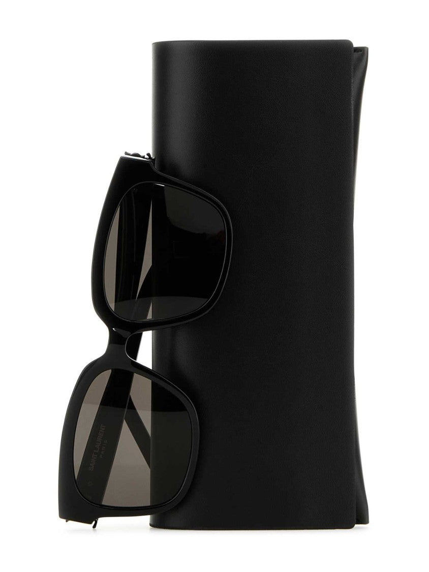Saint Laurent Black Ysl Mono Slm40 Sunglasses