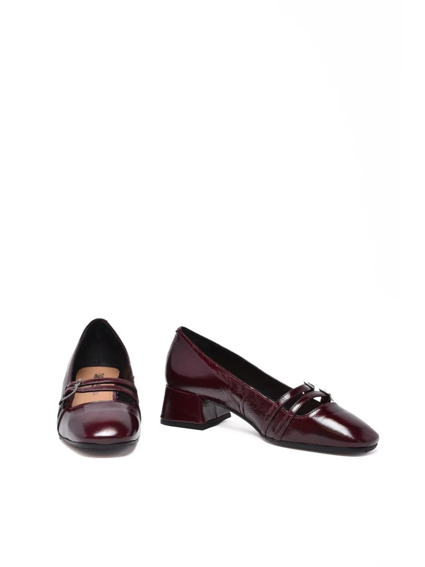 Carmens Red Leather Pointed Pumps