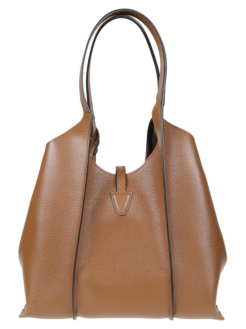 Tod's Small Tsb Textured Calf Leather Tote Bag