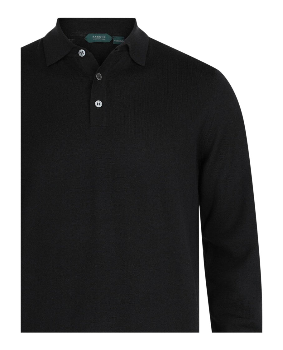 Slowear Zanone Flex Wool Slim-Fit Polo