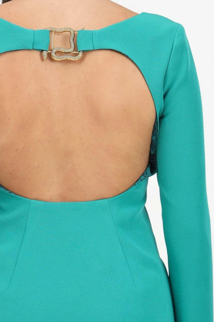 Just Cavalli Stretch Sheath Dress - Green