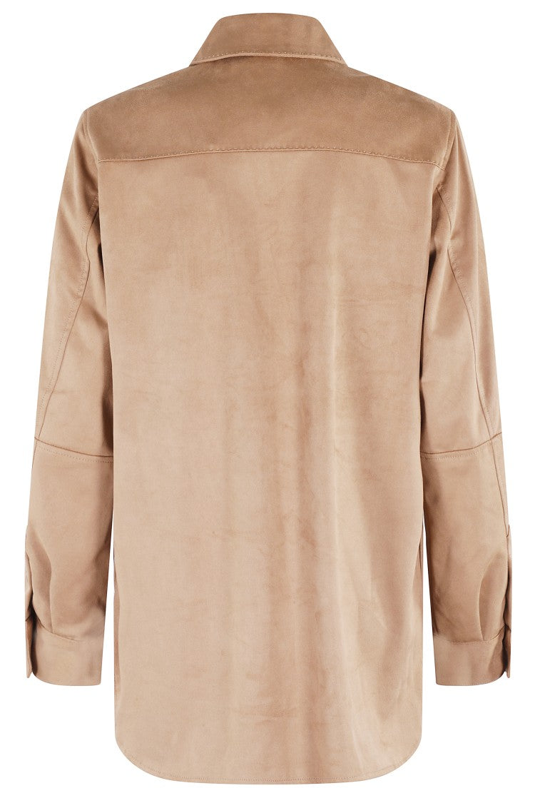 Urbancode Caramel Faux Suede Shirt
