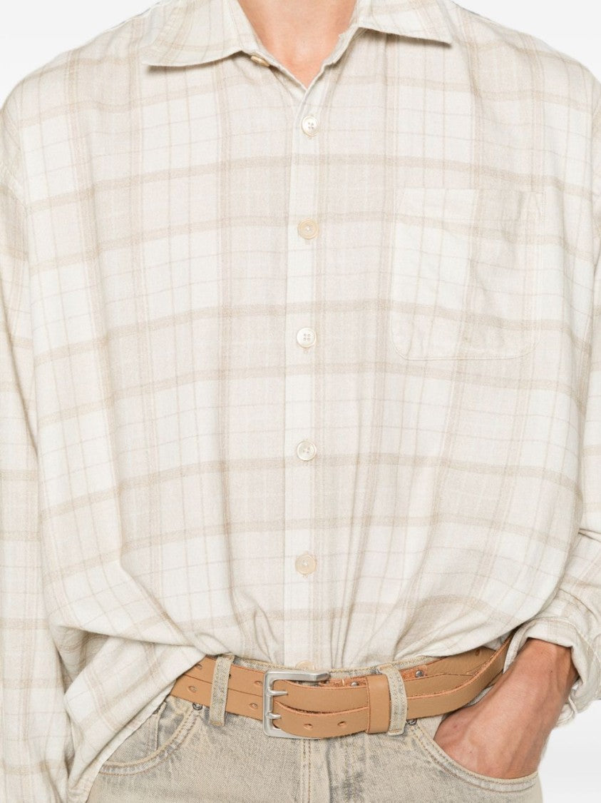 Our Legacy Multicolor Subtle Plaid Casual Shirt