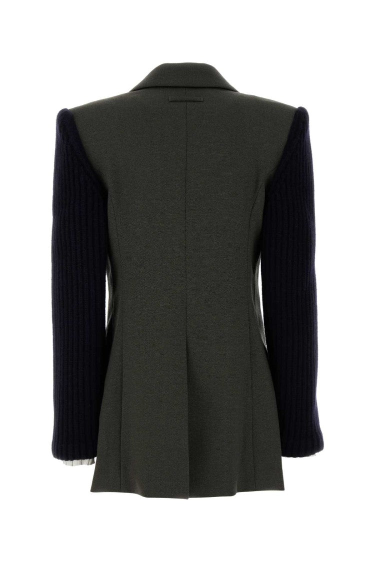 Jean Paul Gaultier Khaki Wool Blend Blazer