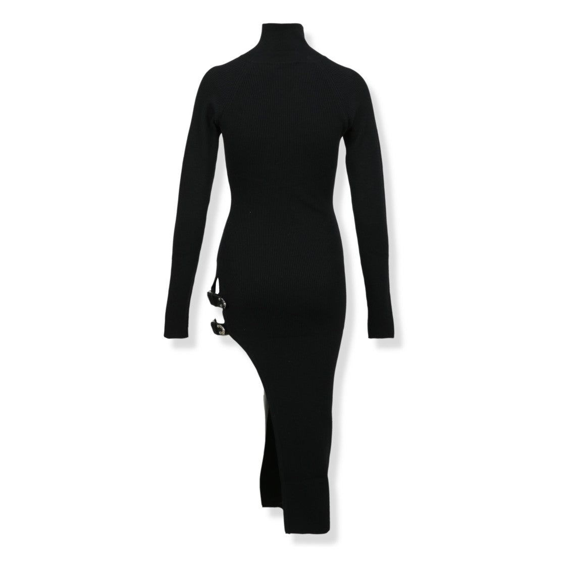 Blumarine Fitted Midi Dress With Turtleneck