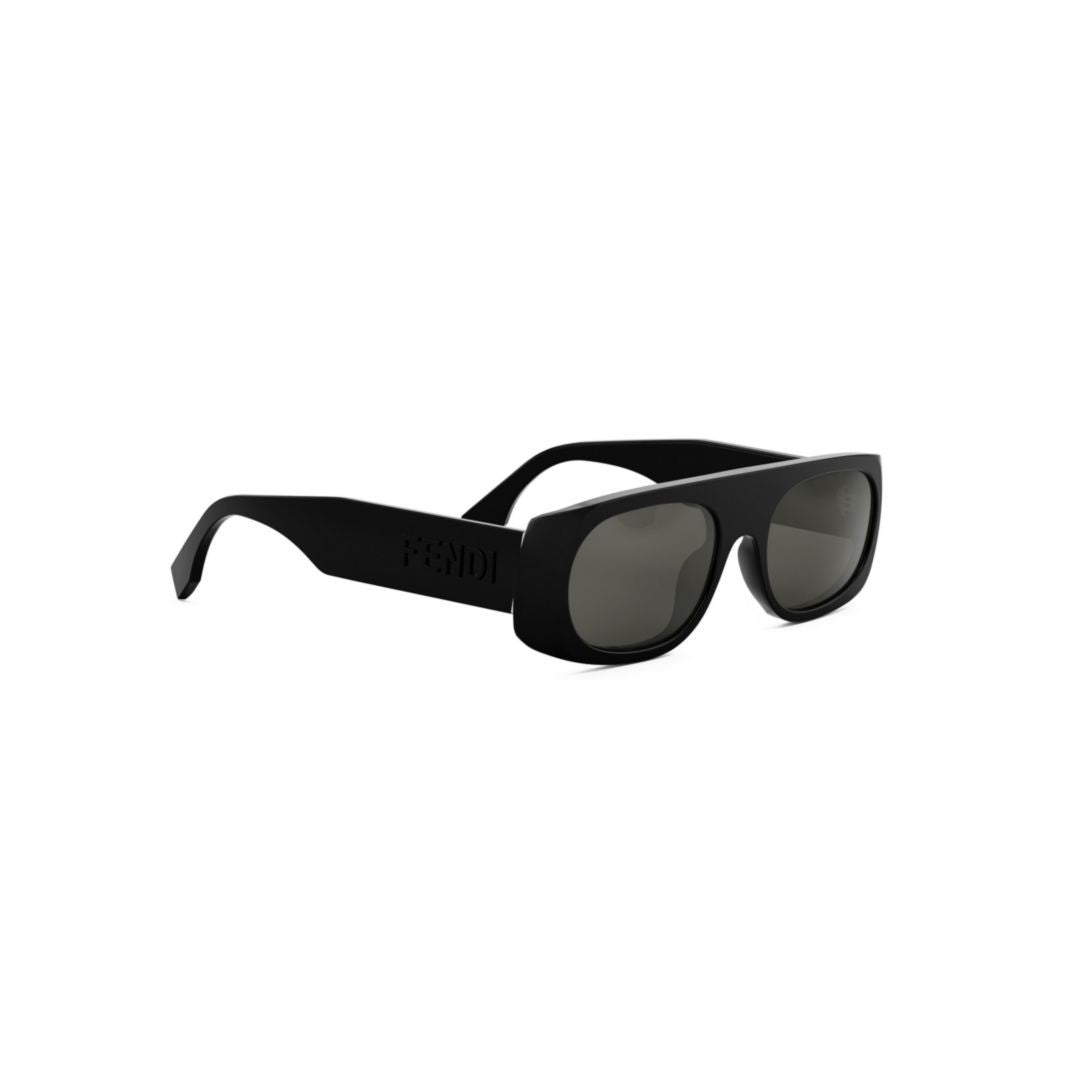 Fendi Fe40169i Bold Rectangular Frame Sunglasses