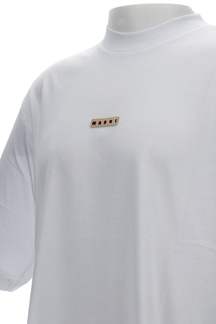 Marni Straight Cut Cotton Crew-Neck T-Shirt
