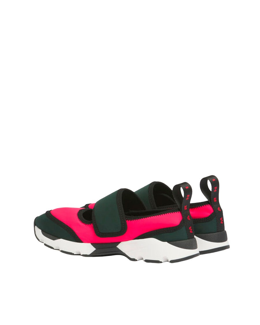Marni Mary Jane Sneaker In Fuchsia