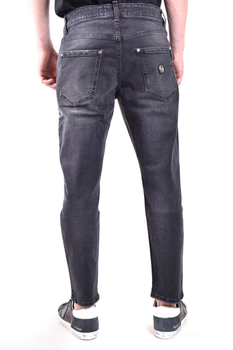 Philipp Plein Grey Denim Jeans