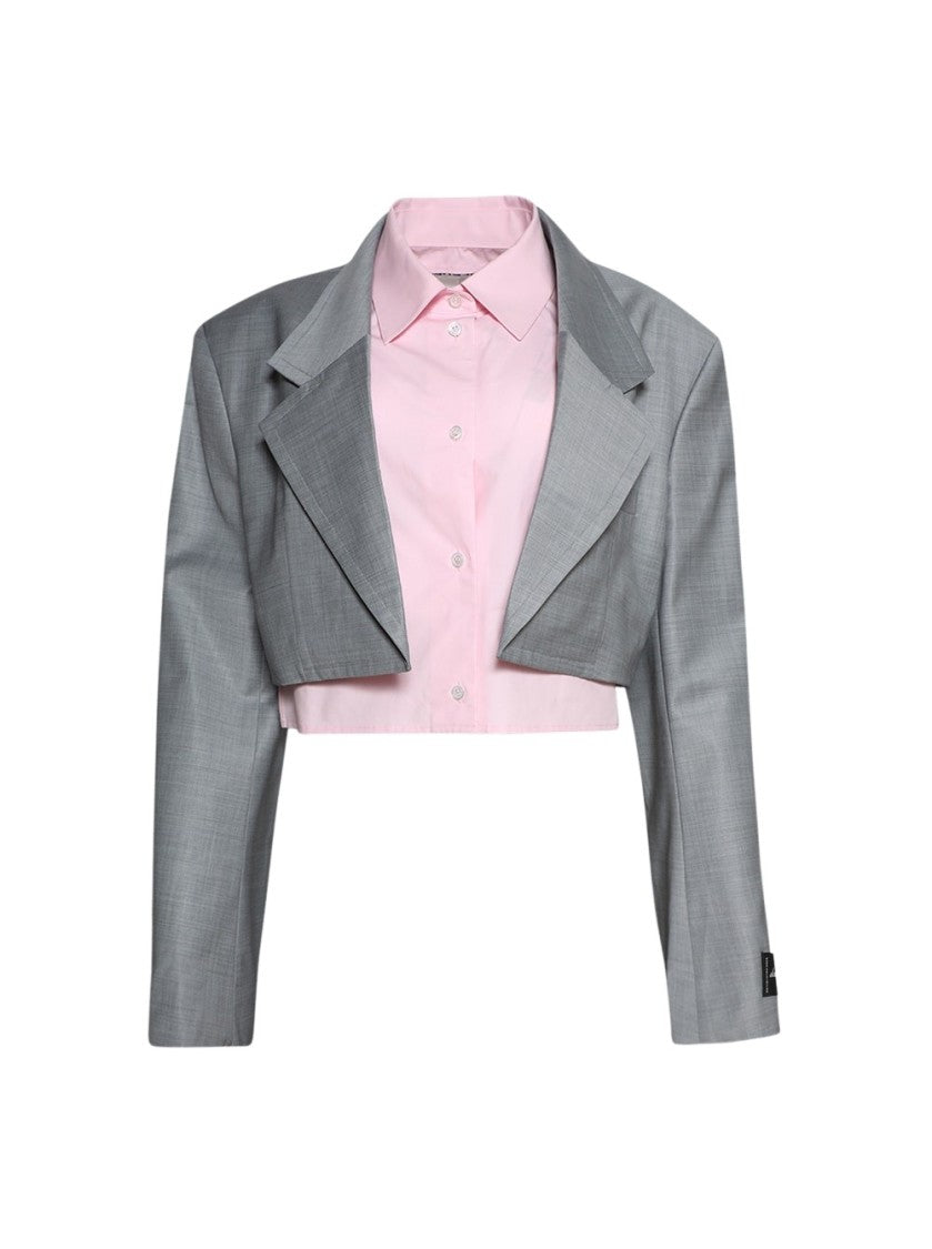 Alexander Wang Pre-Styled Cropped Blazer