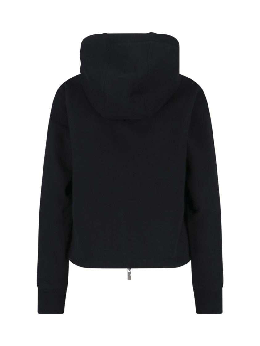 Burberry Classic Fit Round Neck Knit Hooded Sweatshirt