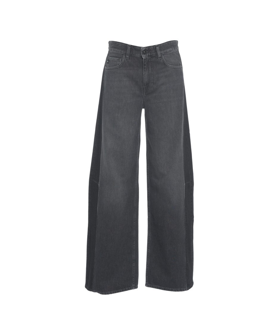 Ag Jeans Wide-Leg Denim Trousers