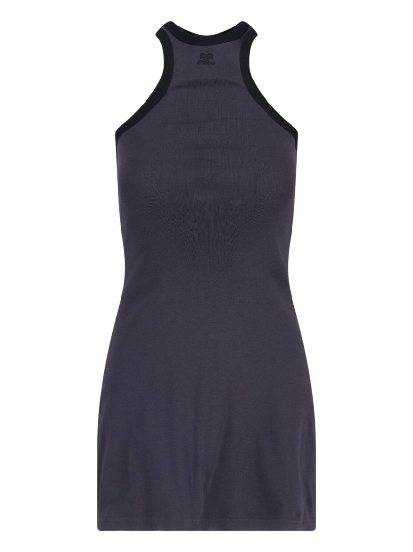 Courrèges Mini Tube Dress – Navy
