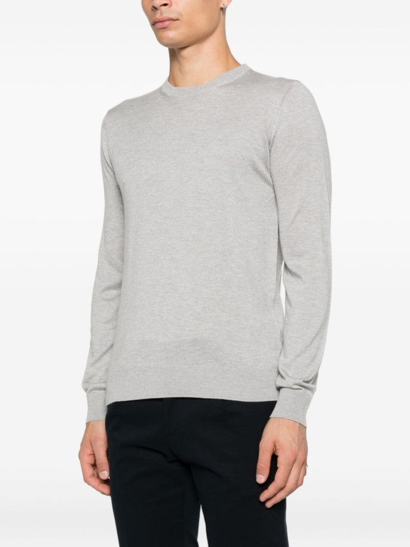 Alpha Studio Fine Knit Silk And Cashmere Sweater