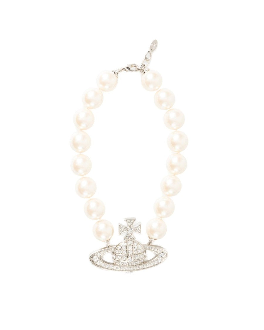 Vivienne Westwood Neysa Necklace With Hand-Knotted Glass Pearls
