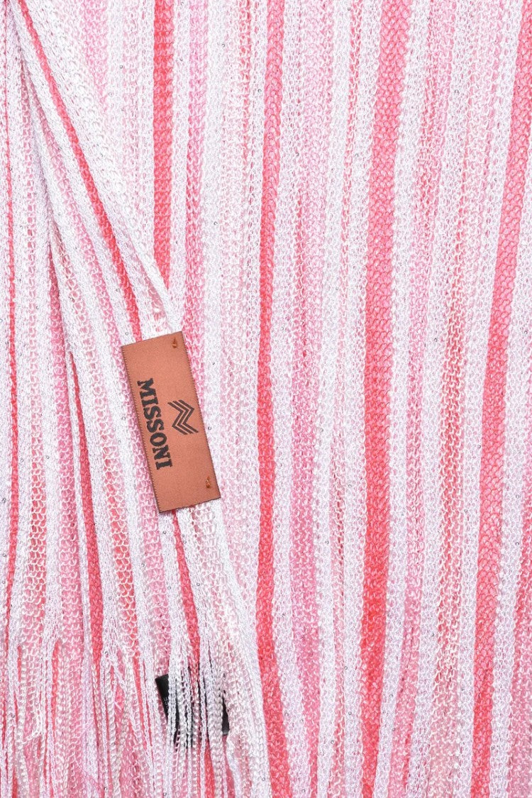 Missoni Polyamide Viscose Scarf - White/Pink