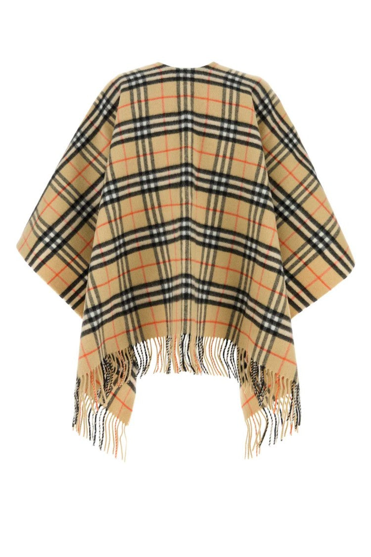 Burberry Embroidered Wool Blend Cape