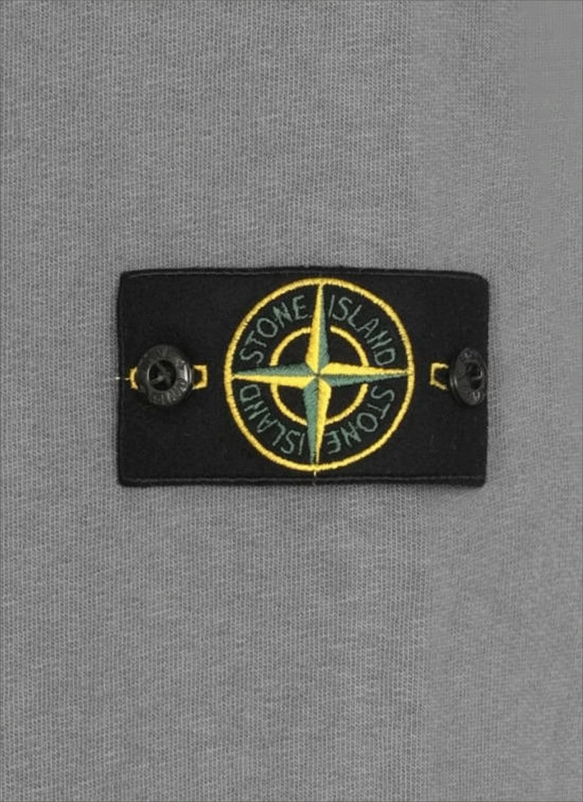 Stone Island Relaxed Fit Long Sleeve Sweatshirt With Compass Patch