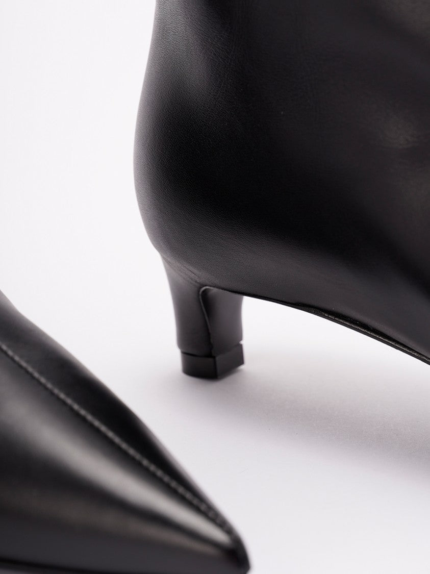 Jil Sander Fitted Calf Leather High Boots