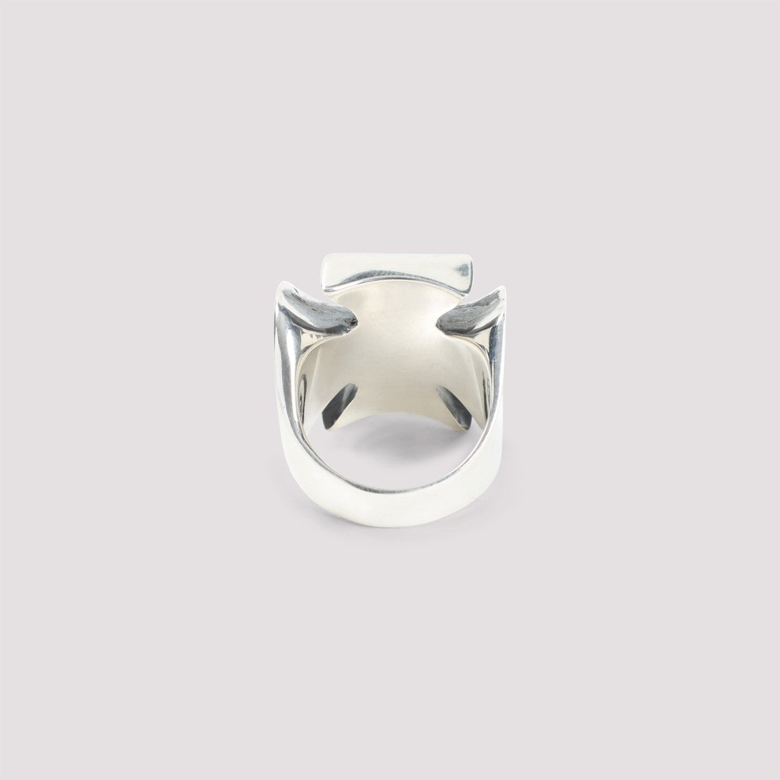 Enfants Riches Déprimés Sterling Silver Ring With Bold Cross Design And Intricate Detailing