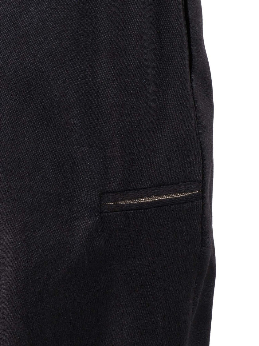 Peserico Woman Trousers Elastic Straight-Leg Pants