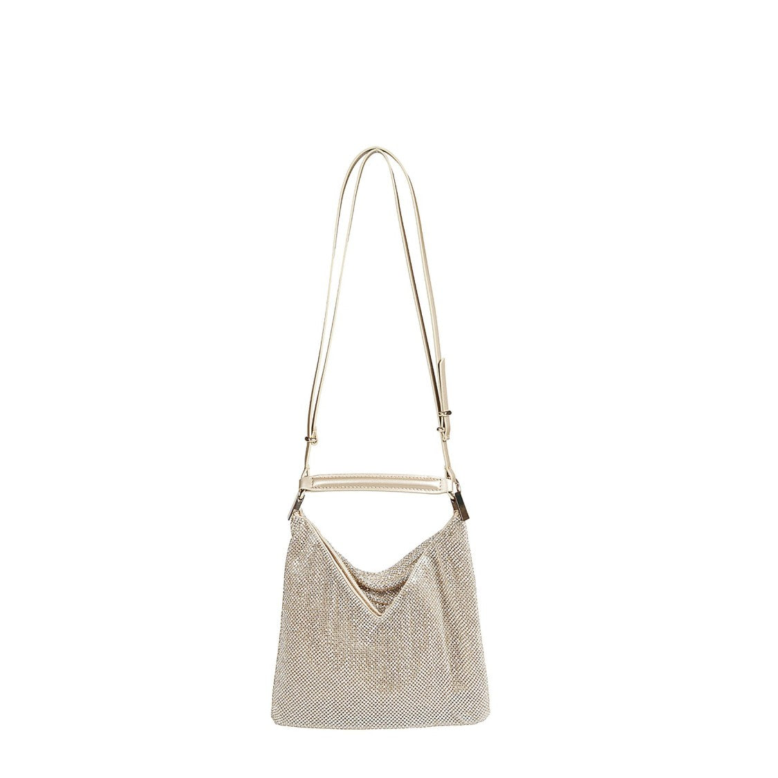Benedetta Bruzziches Shoulder Bag With Draped Silk Satin Design