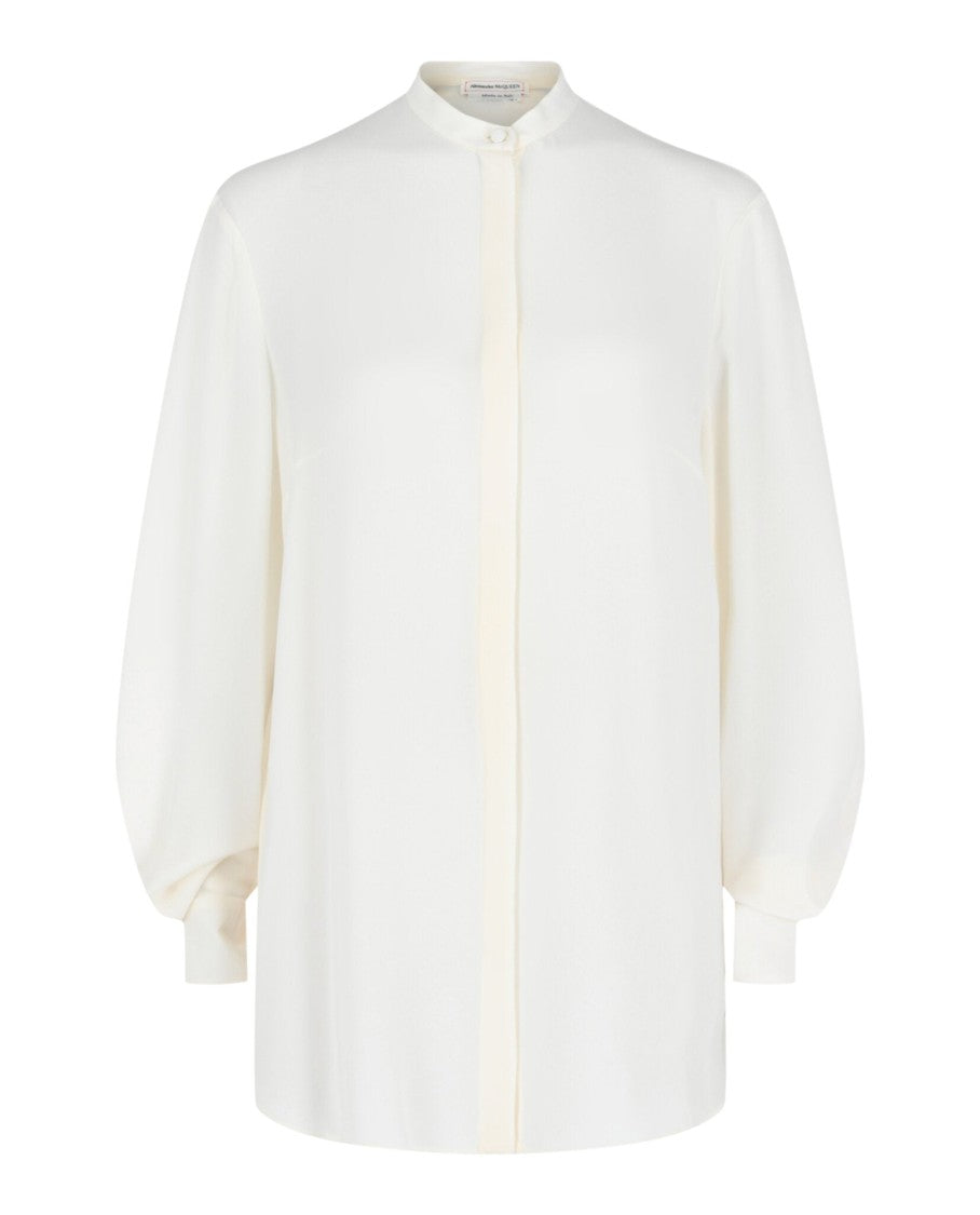 Alexander Mcqueen Sheer Georgette Blouse