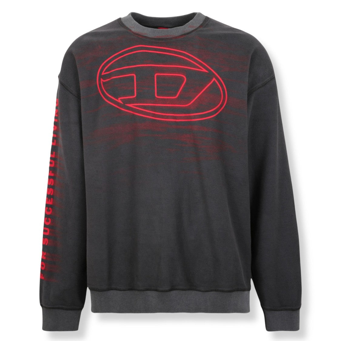 Diesel Relaxed-Fit Cotton Sweatshirt With Classic Crew Neck