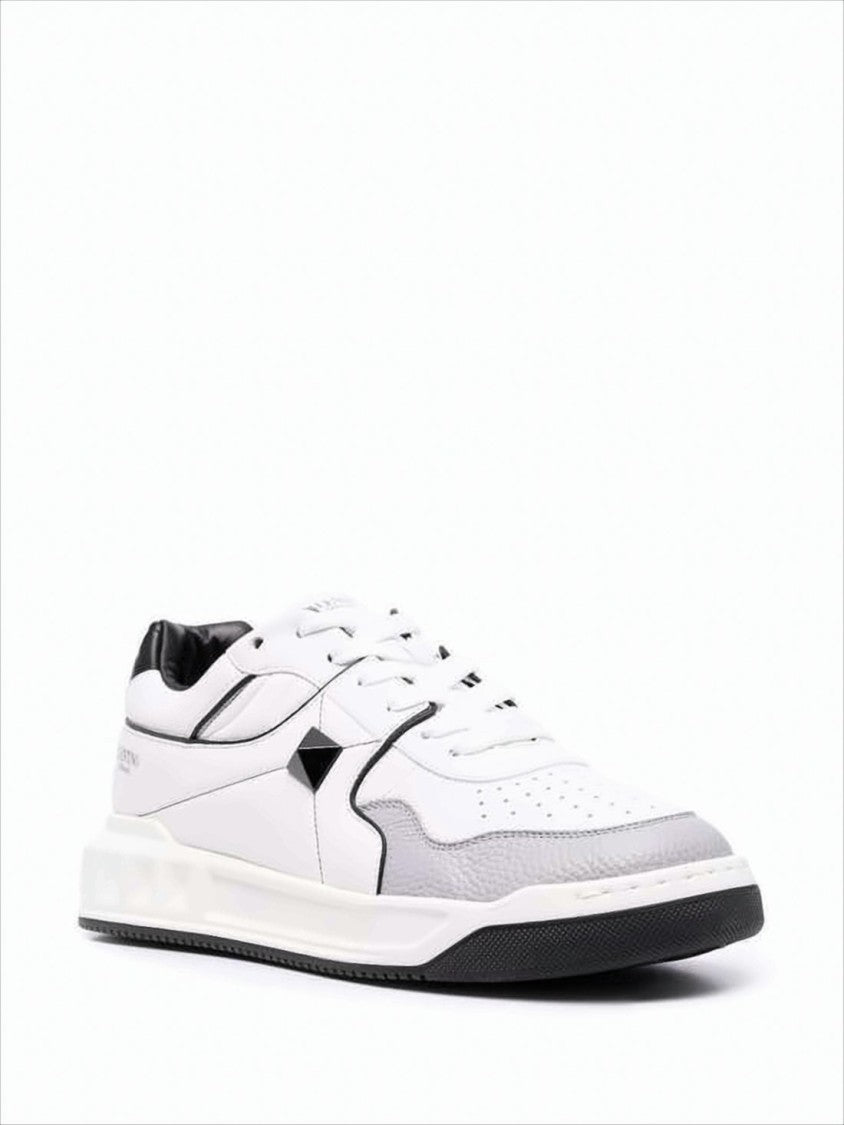 Valentino Garavani Low-Top White Leather Sneakers
