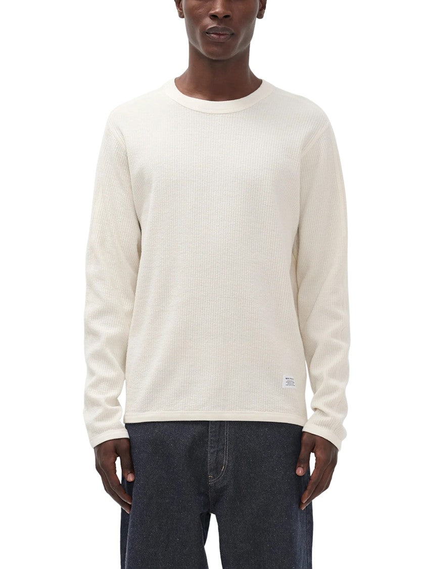 Norse Projects Military-Inspired Long-Sleeve Ribbed Knit T-Shirt