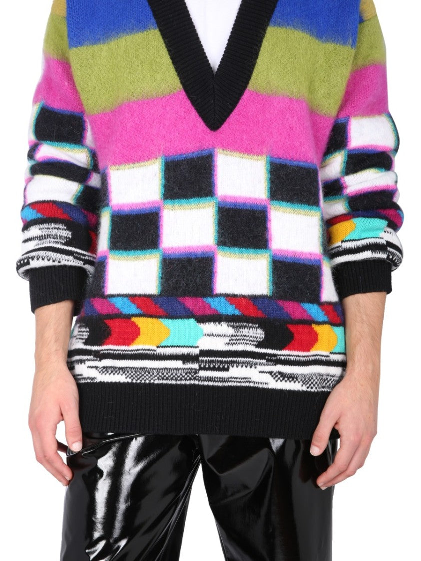 Dolce & Gabbana "Glitch" Sweater