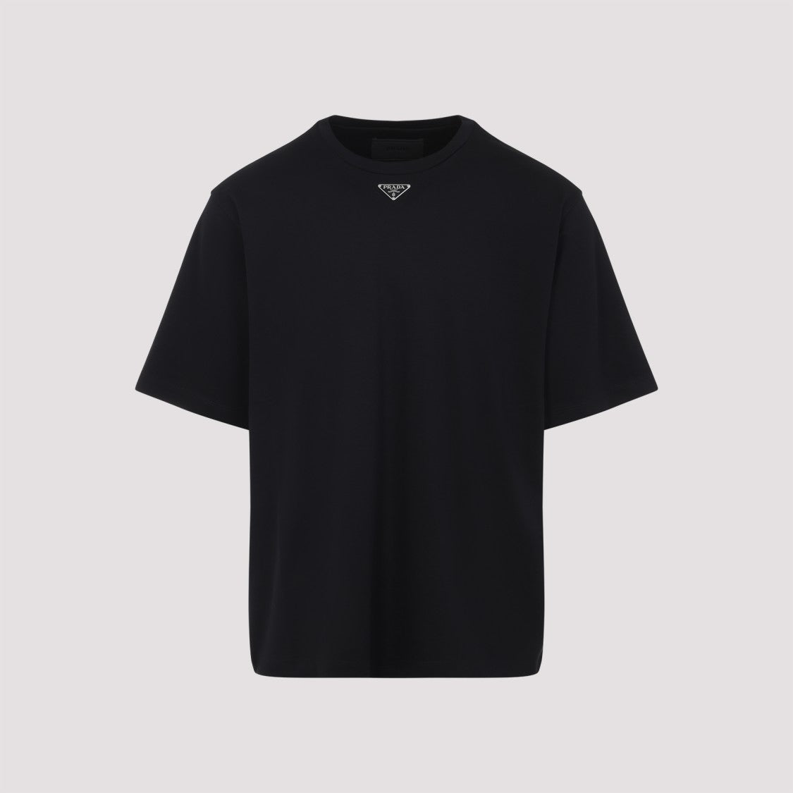 Prada Black Cotton T-Shirt