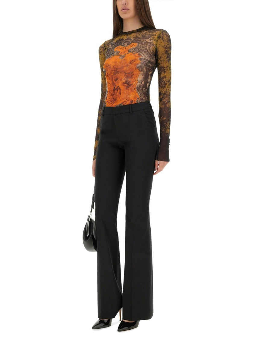Jean Paul Gaultier Slim-Fit Top With Striking Ornate Print