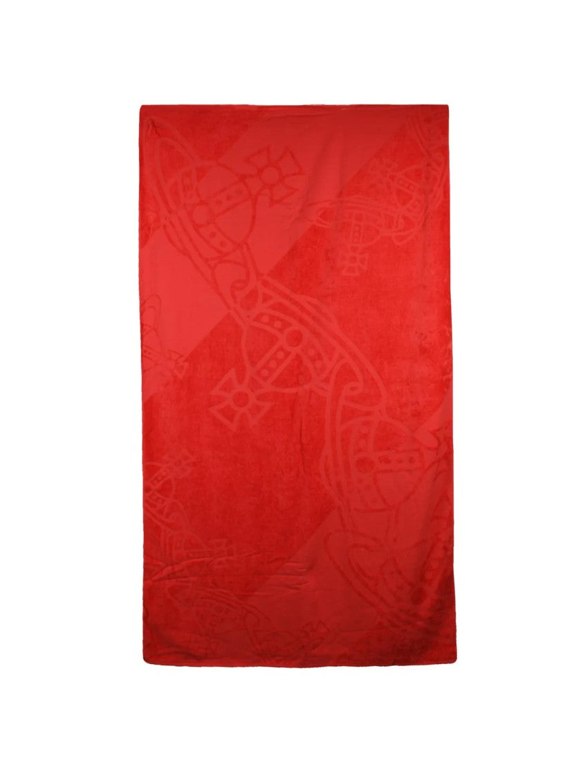 Vivienne Westwood Vivienne Westwood Terry Beach Towel With Embossed Texture