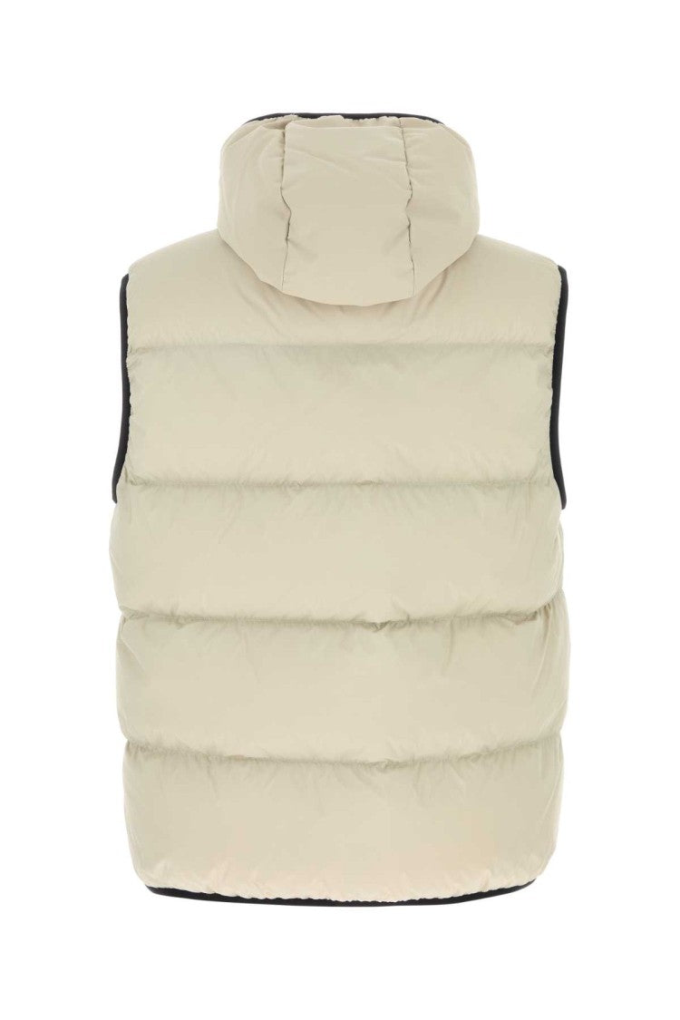 Moncler Ivory Nylon Guersac Down Jacket