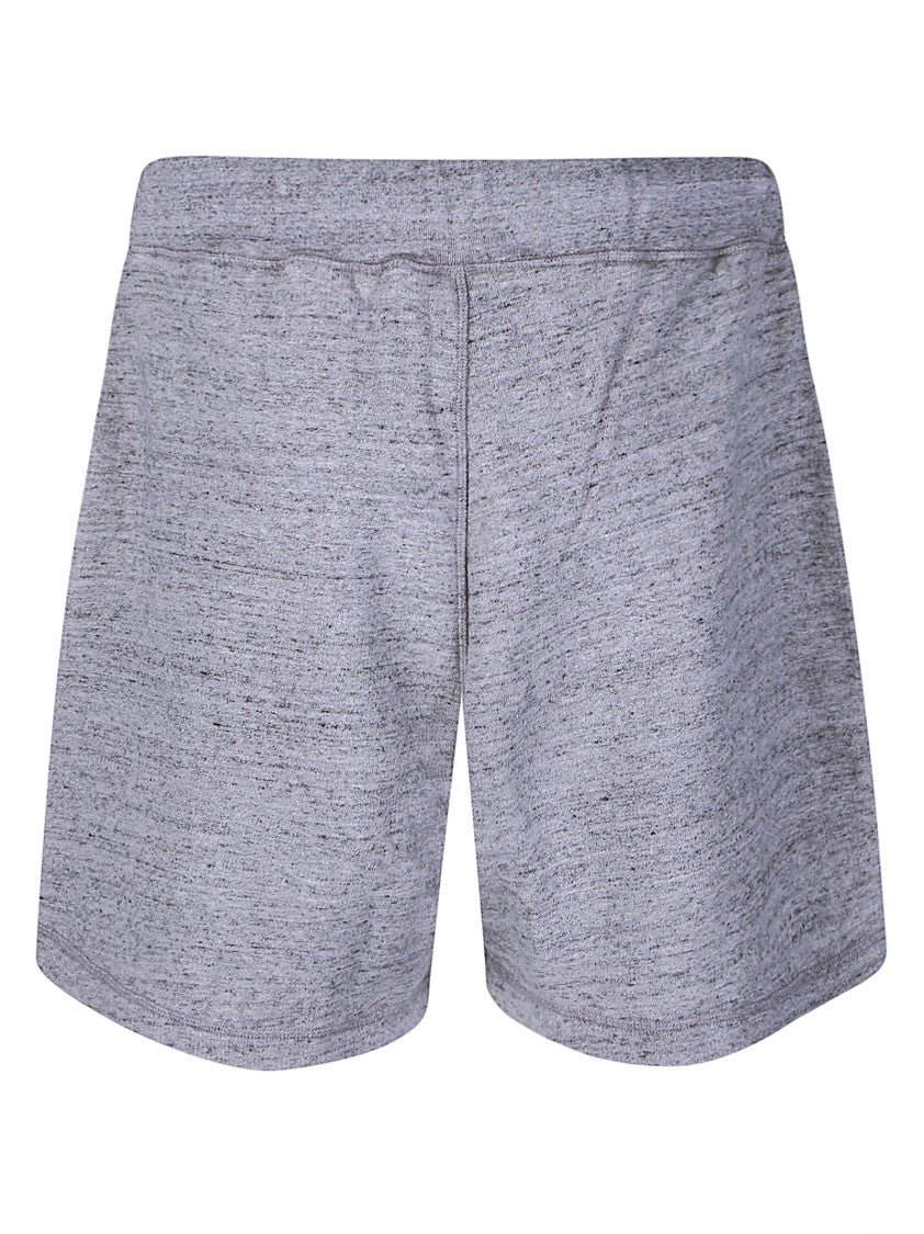 Dsquared2 Grey Cotton Logo Shorts