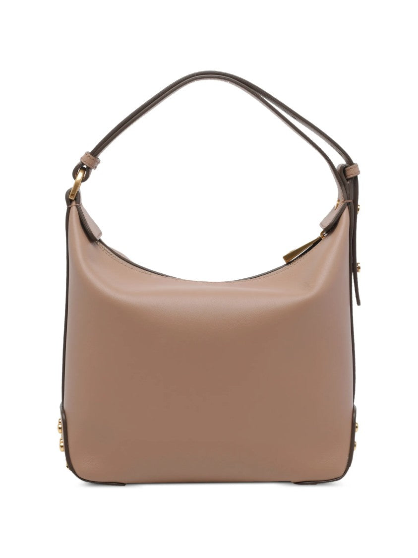 Tod's Structured Handbag With Embossed Branding And Gold-Stud Detail